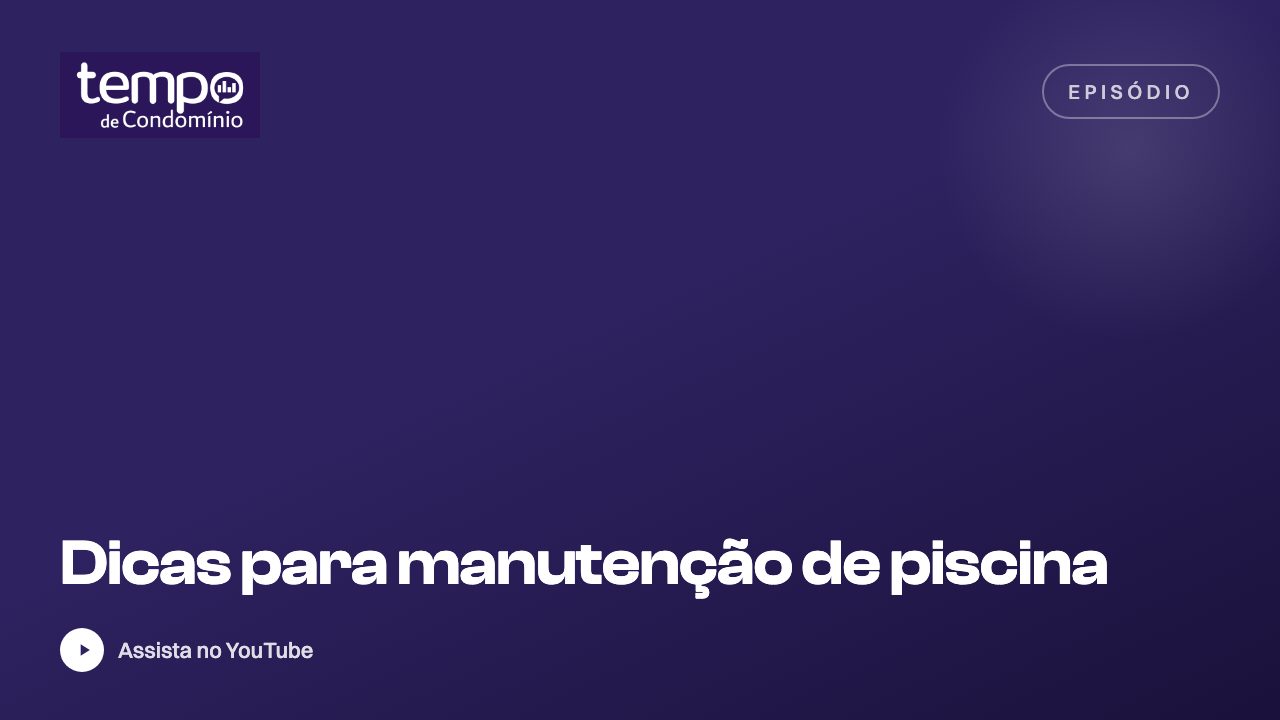 Capa do vídeo Dicas para manutenção de piscina